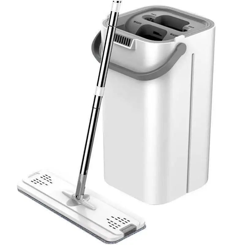 Smart Flat Mop & Self-Cleaning Bucket Set – Effortless Wet & Dry Floor Care