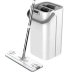Smart Flat Mop & Self-Cleaning Bucket Set – Effortless Wet & Dry Floor Care