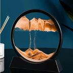 3D Moving Sand Art Landscape – Flowing Glass Display for Home & Office