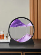 3D Moving Sand Art Landscape – Flowing Glass Display for Home & Office